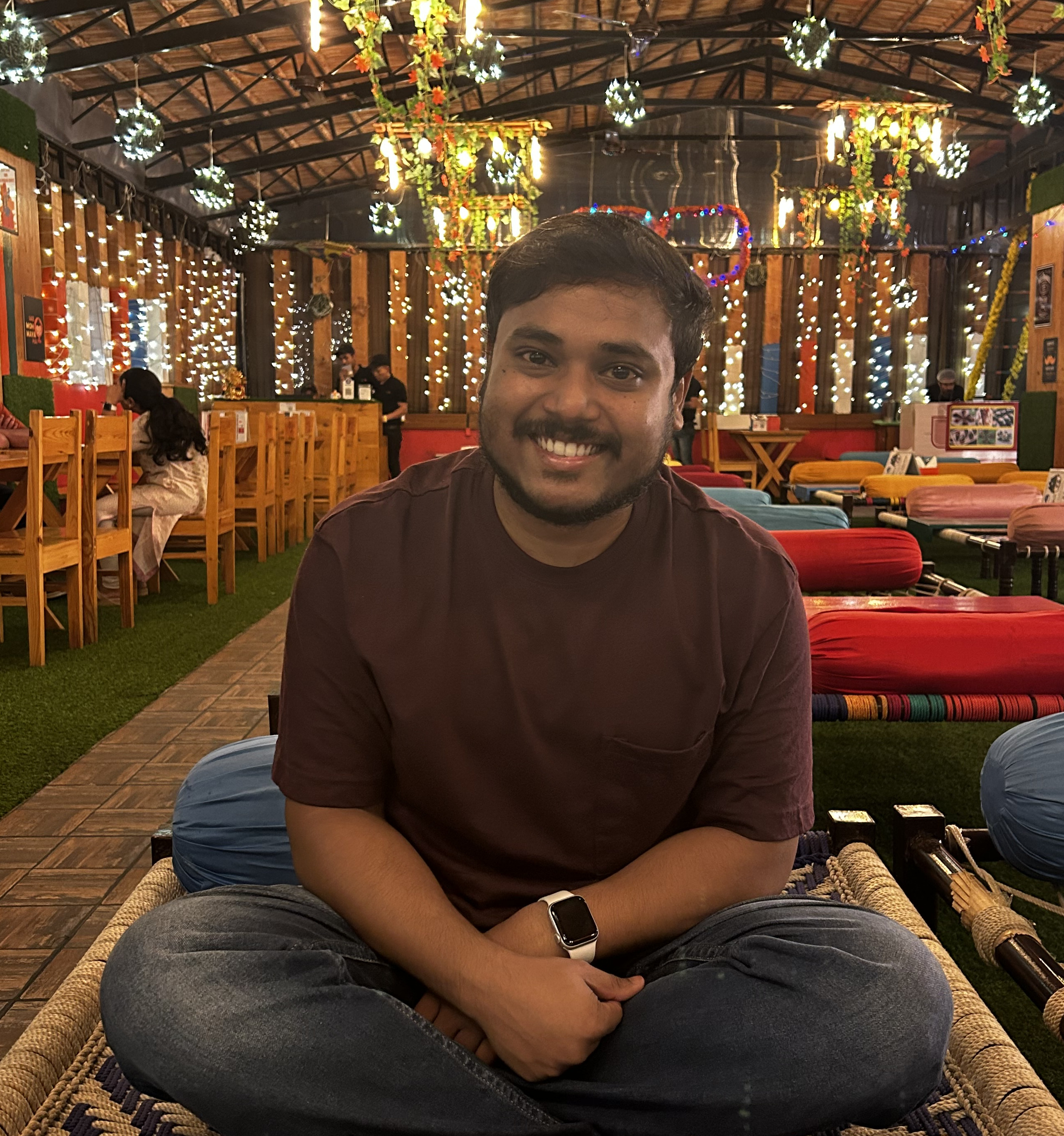 Indrajit in ISI Campus